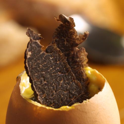 oeuf brouillé aux truffes